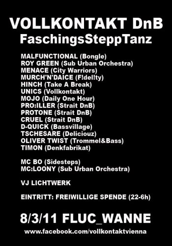 Bild zu Vollkontakt DnB FaschingsSteppTanz