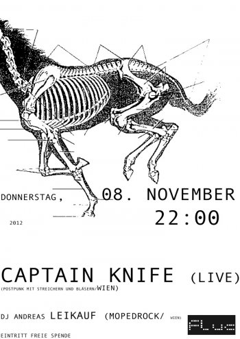 Bild zu Captain Knife (Postpunk mit Streichern und Bläsern/Wien)
