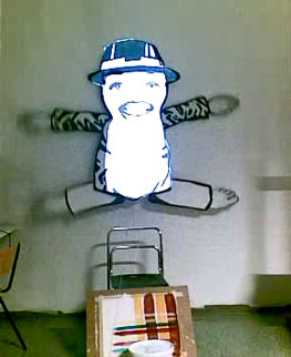 Stefan Wirnsperger, Hampelpuppe, Installation, 2008