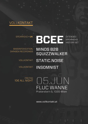 Bild zu VOLLKONTAKT & 10 Years of Spearhead Records w/ BCEE (UK)