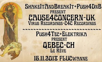 Bild zu PUSH 4 DNB & Shake it and break it present: Legends of Oldschool edition with CAUSE4CONCERN